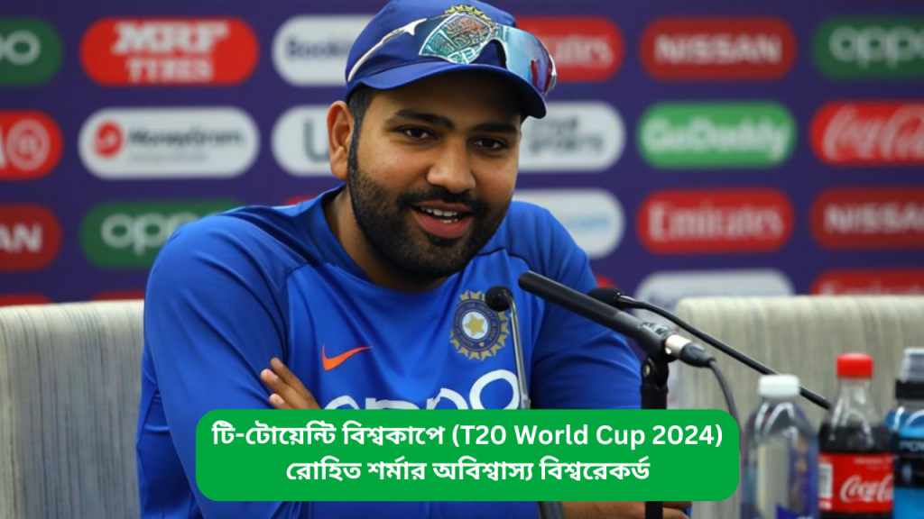 টি-টোয়েন্টি বিশ্বকাপে (T20 World Cup 2024) রোহিত শর্মার অবিশ্বাস্য বিশ্বরেকর্ড