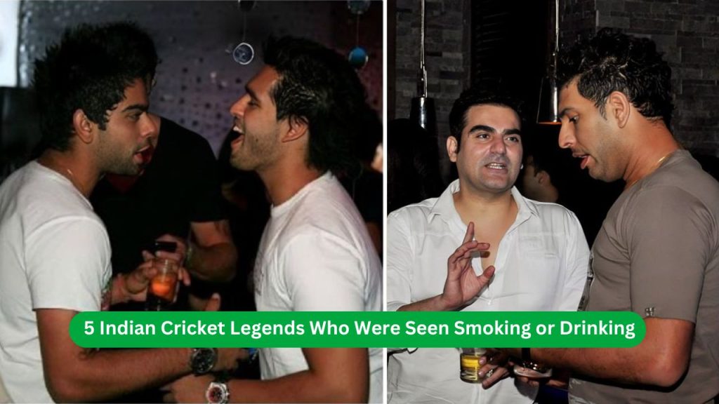 5 Indian Cricket Legends Who Were Seen Smoking or Drinking