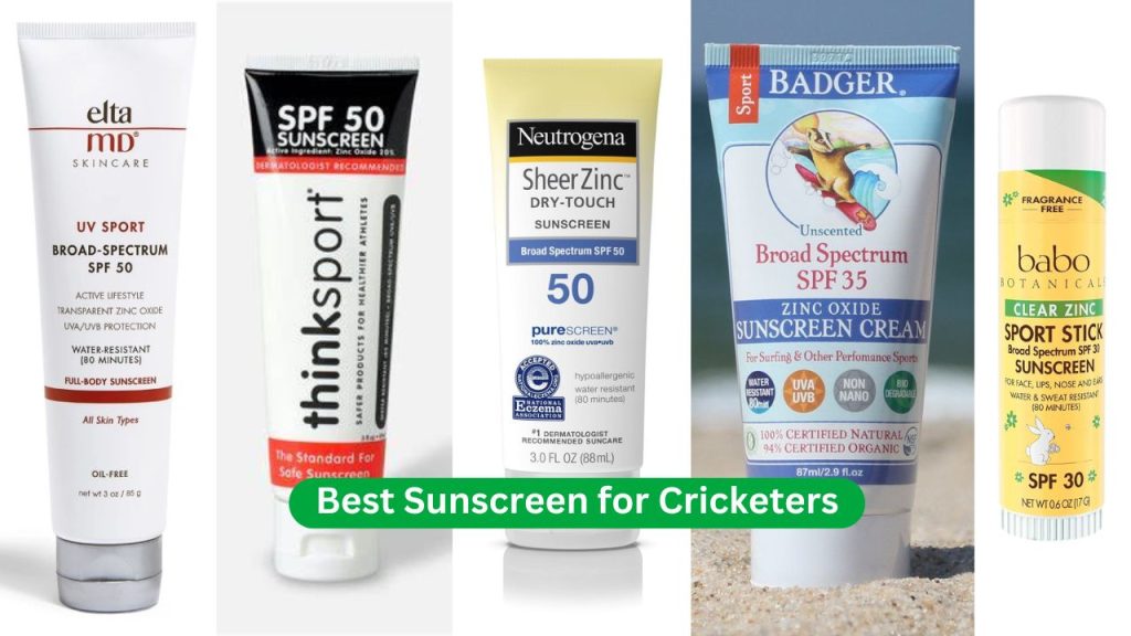 Best Sunscreen for Cricketers