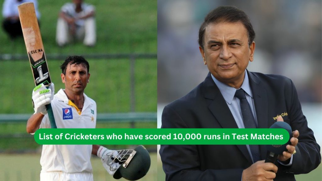 List of Cricketers who have scored 10,000 runs in Test Matches