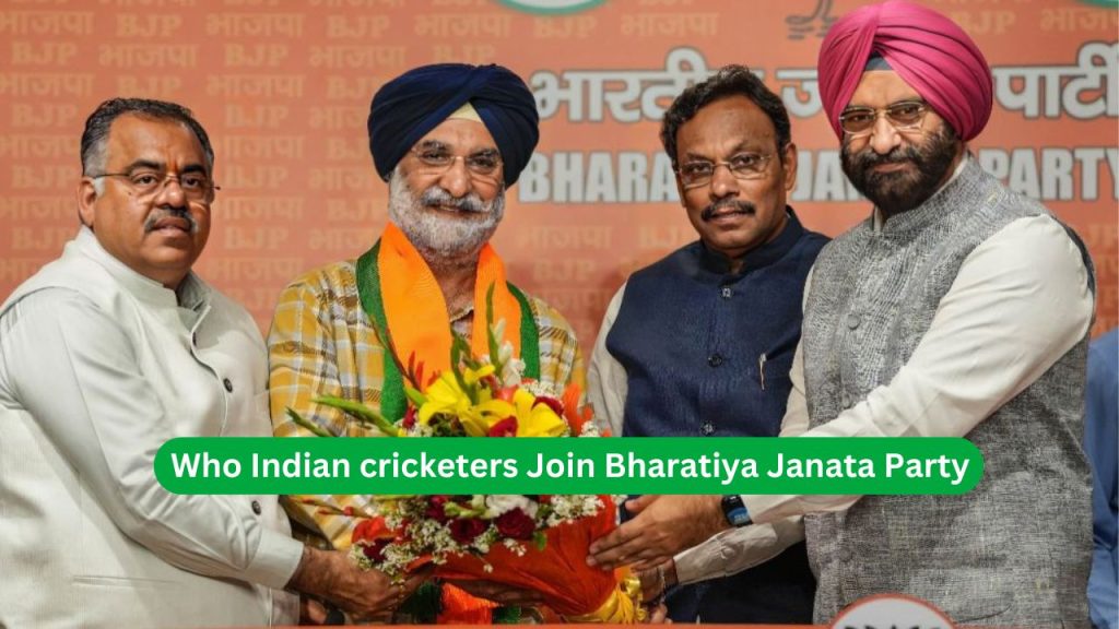 Who Indian cricketers Join Bharatiya Janata Party