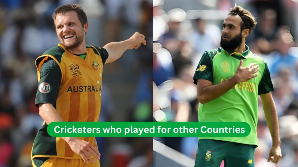 Cricketers who played for other Countries