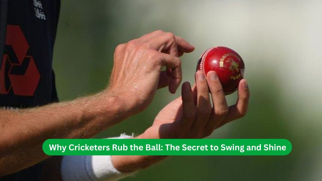 Why Cricketers Rub the Ball The Secret to Swing and Shine