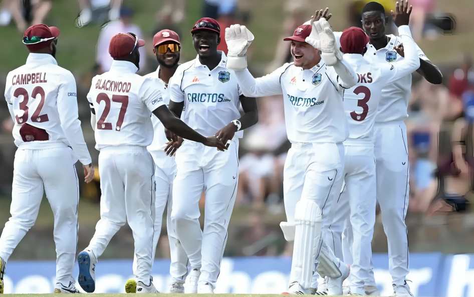 Who are the newly appointed captain and vice-captain of the West Indies Test cricket team?